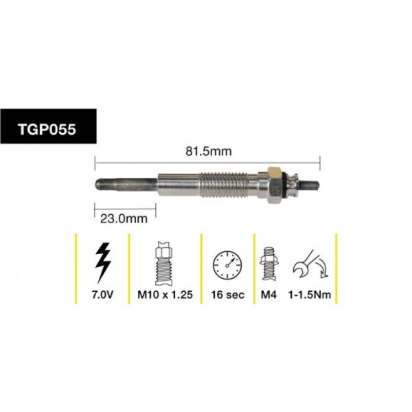Tridon Glow Plug TGP055