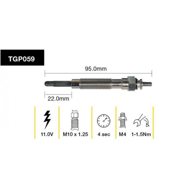Tridon Glow Plug TGP059