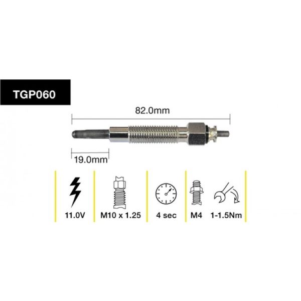 Tridon Glow Plug TGP060
