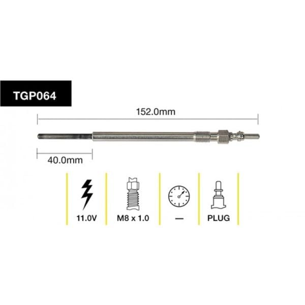 Tridon Glow Plug TGP064