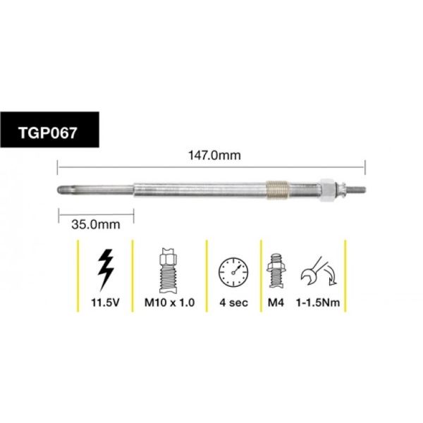 Tridon Glow Plug TGP067
