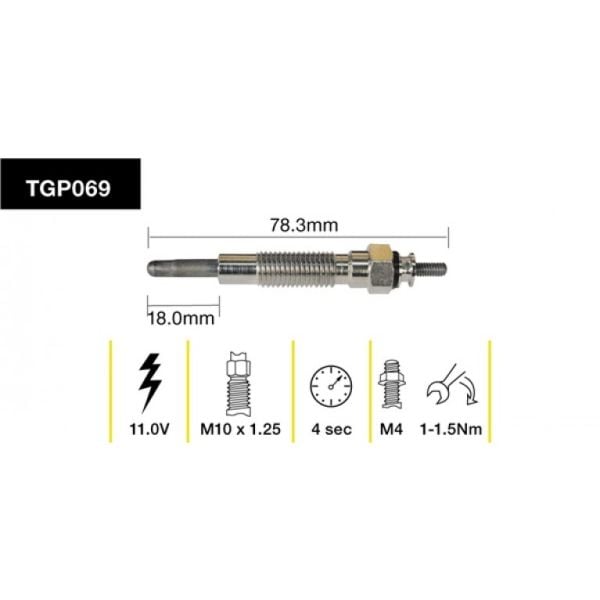 Tridon Glow Plug TGP069