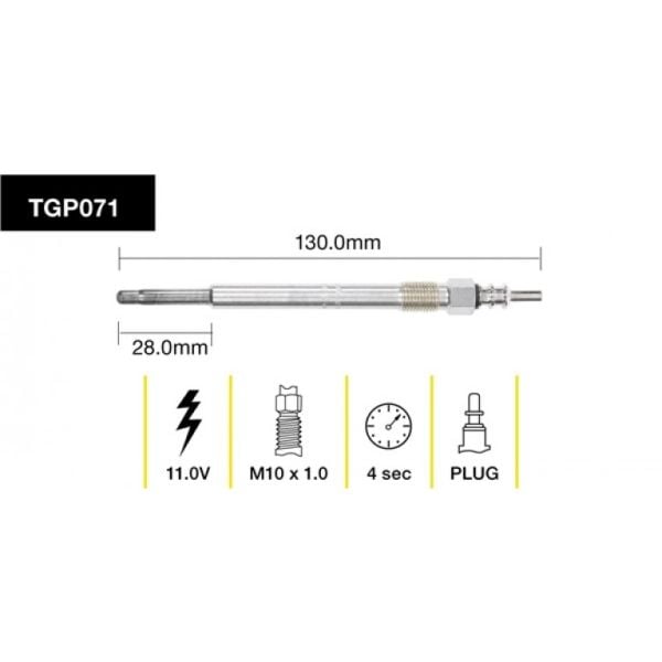 Tridon Glow Plug TGP071