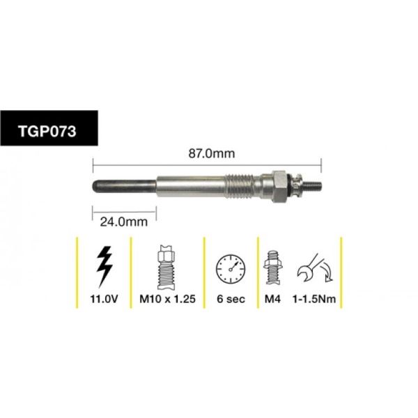 Tridon Glow Plug TGP073