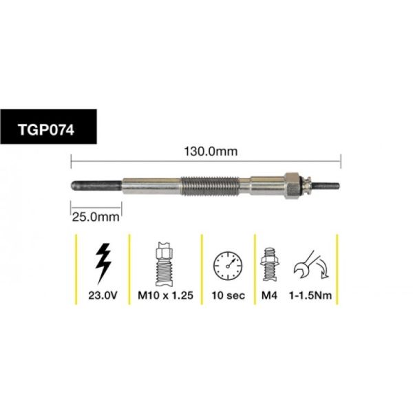 Tridon Glow Plug TGP074