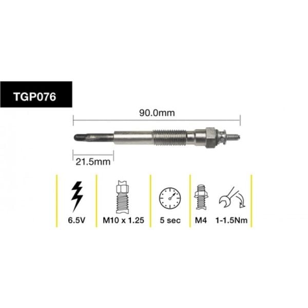 Tridon Glow Plug TGP076