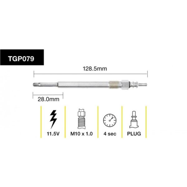 Tridon Glow Plug TGP079
