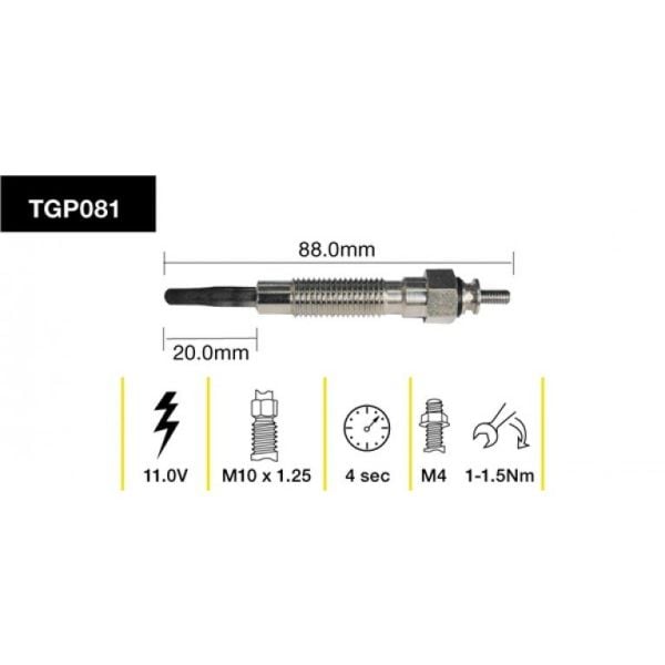 Tridon Glow Plug TGP081