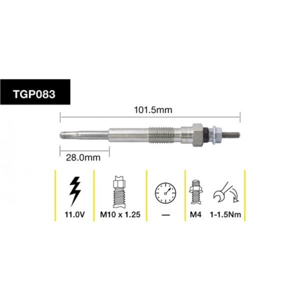 Tridon Glow Plug TGP083