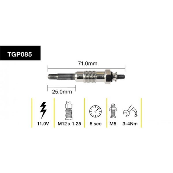 Tridon Glow Plug TGP085