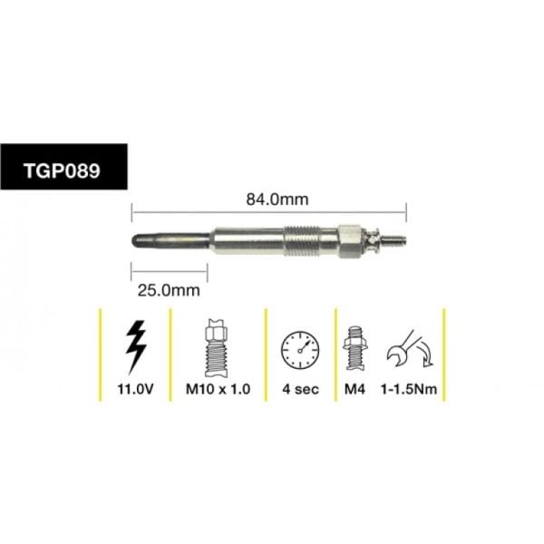 Tridon Glow Plug TGP089