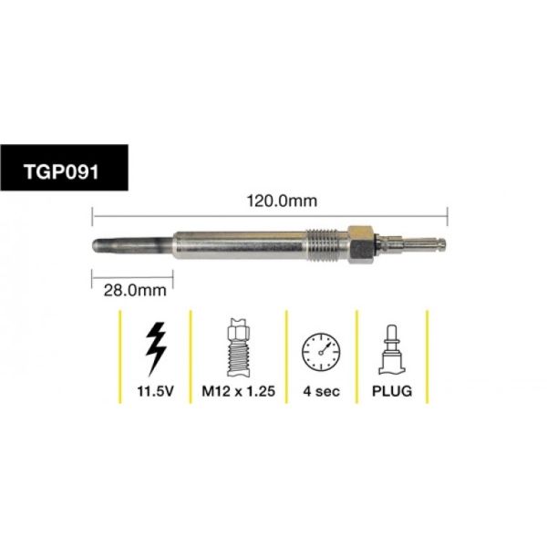 Tridon Glow Plug TGP091