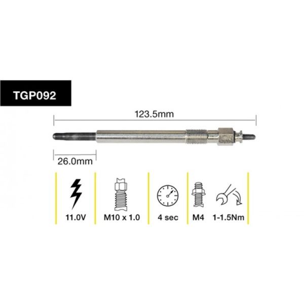 Tridon Glow Plug TGP092