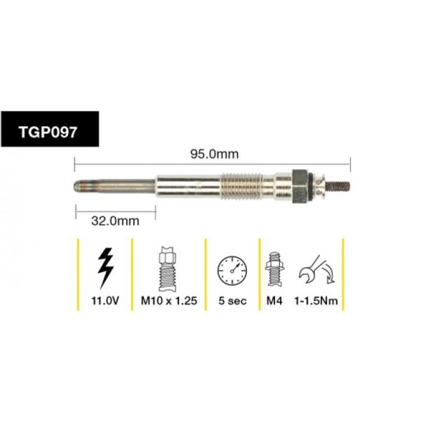 Tridon Glow Plug TGP097