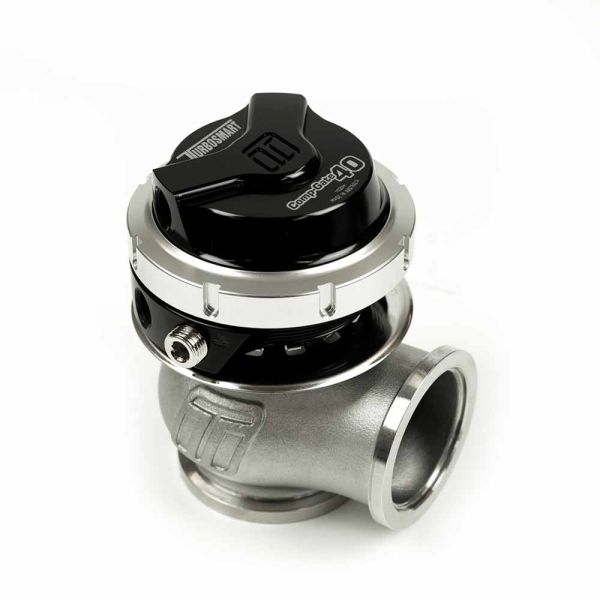 TurboSmart TS-0552-1012 External Wastegate Gen-V WG40 Comp-Gate 40 14psi Black