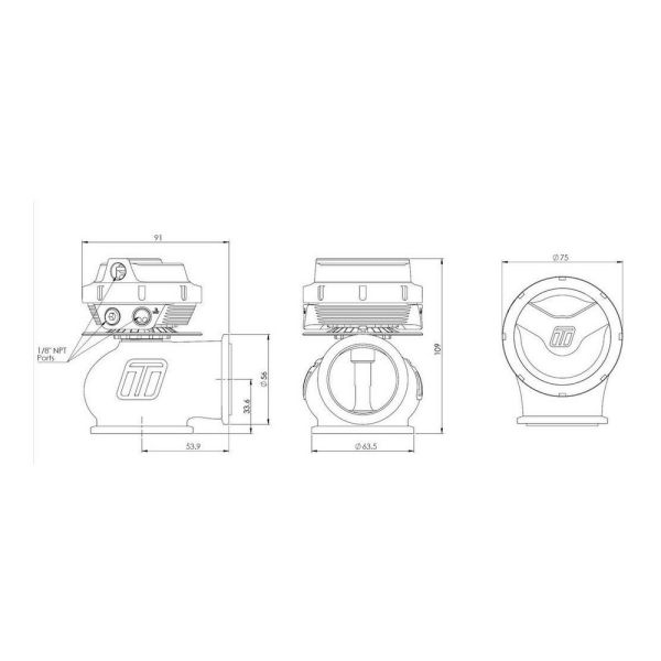 TurboSmart TS-0553-1615 GenV WG45 HyperGate45 Lite 14psi Sleeper