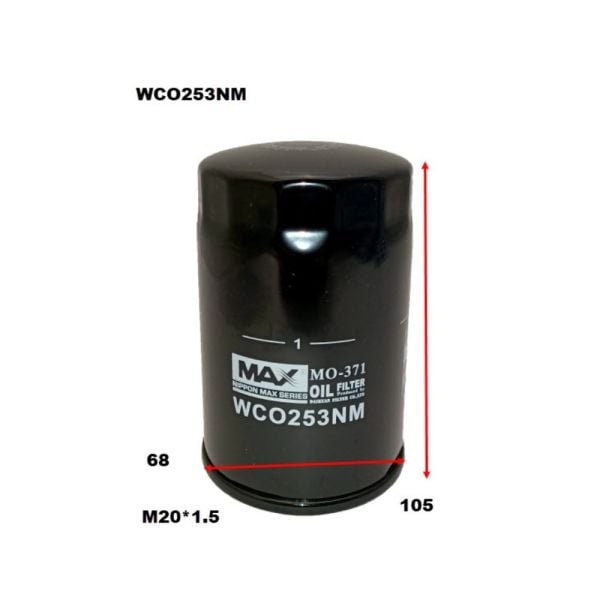Wesfil WCO253NM Oil Filter