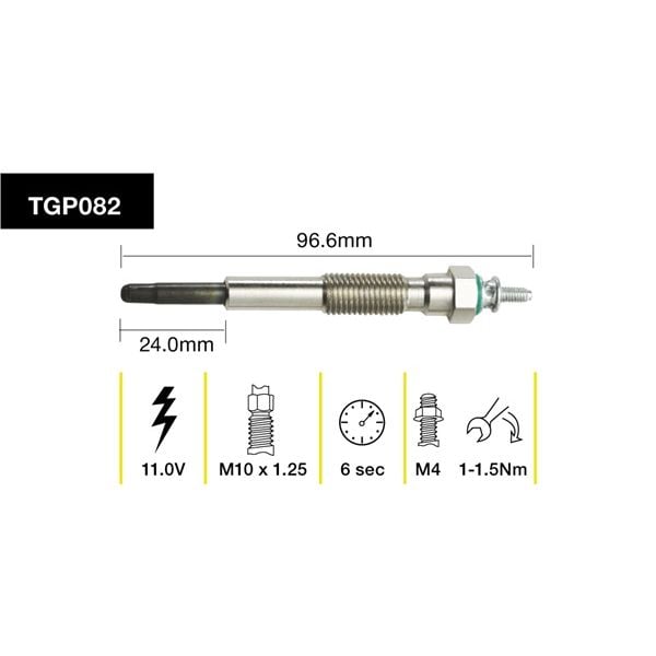 Tridon Glow Plug TGP082